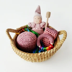 cesta newborn lavanda