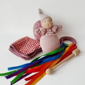 cesta newborn lavanda