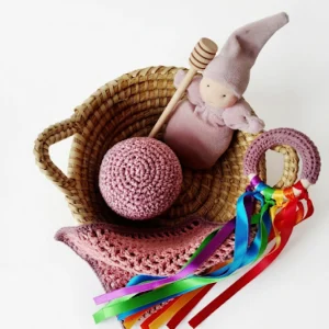 cesta newborn lavanda